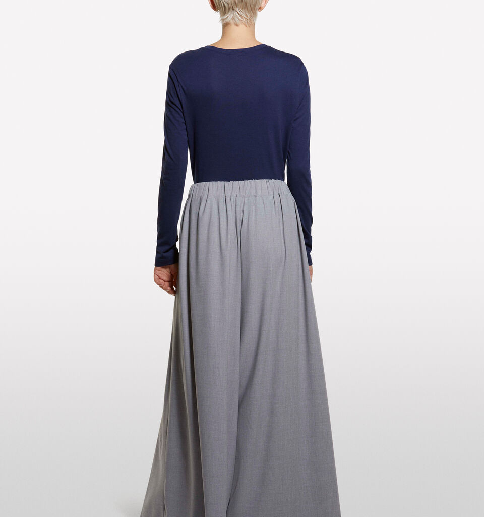 Gray culottes - women's palazzo trousers - Gray | Sisley image number 2